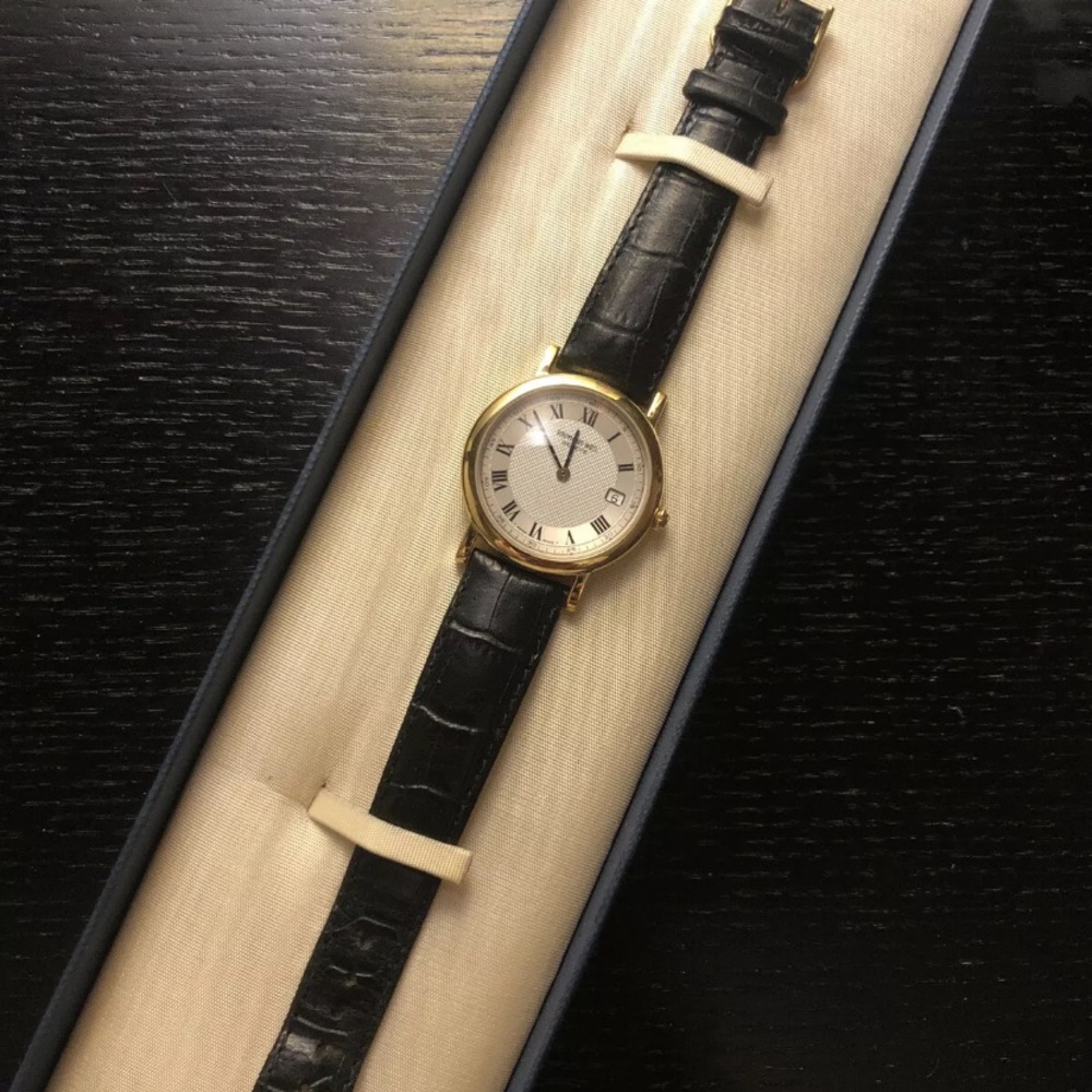 COPY - Raymond Weil 1998 Men’s Gold Watch With Box And Authenticity.